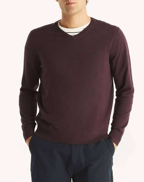 NAUTICA KNIT T-SHIRTMMNAVTECH V-NECK (12GG)