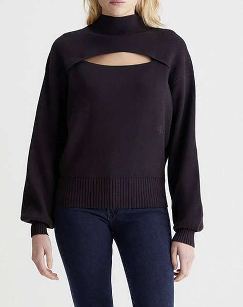 CALVIN KLEIN CUT OUT LOOSE SWEATER