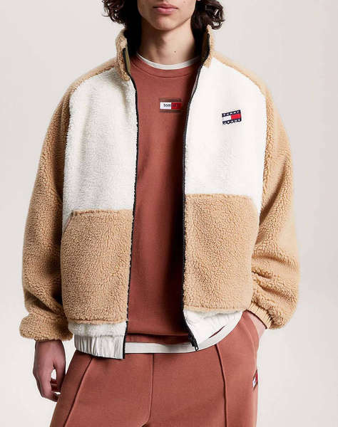 TOMMY JEANS TJM REVERSIBLE SHERPA JACKET