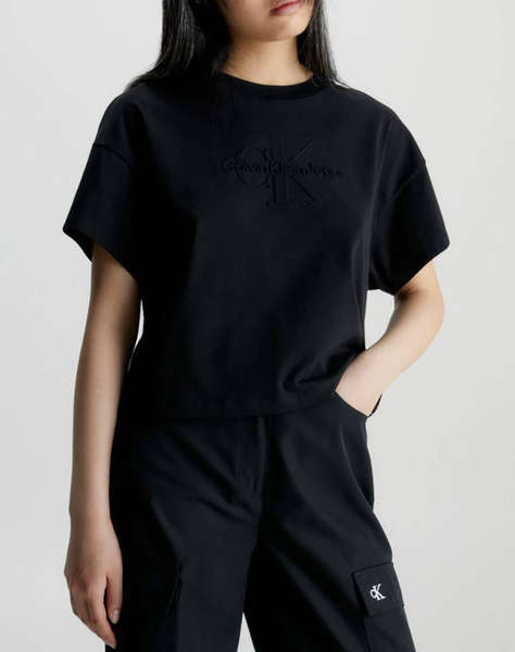 CALVIN KLEIN EMBOSSED MONOLOGO TEE