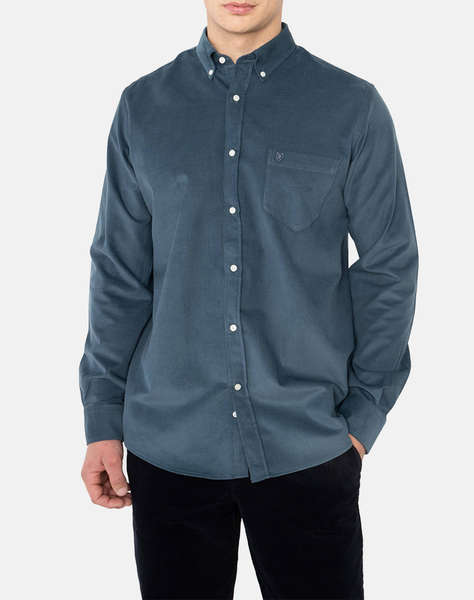 THE BOSTONIANS РИЗА ΚΟΤΛΕ REGULAR FIT PLAIN CORDUROY Button-down Regular FIT