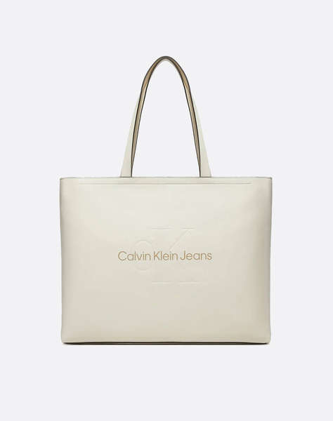 CALVIN KLEIN JEANS SCULPTED SLIM TOTE34 (Размери: 42 x 34 x 9см.)