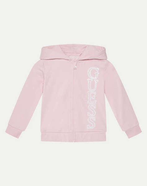 GUESS FRENCH TERRY_ ACTIVE TOP W/ZIP CHILDREN''S SWEATSHIRTGIRL