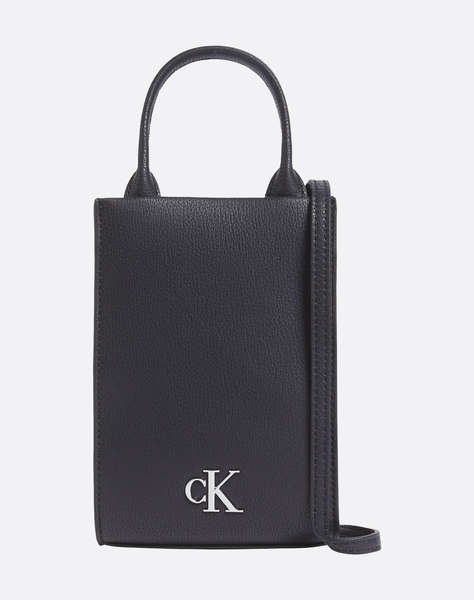 CALVIN KLEIN JEANS MINIMAL MONOGRAM TOTE18 (Размери: 18 x 12 x 10см)