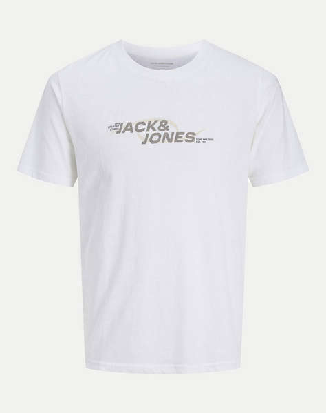 JACK&JONES JCOTARMAC PRINT TEE SS CREW NECK FST