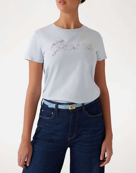 GUESS SS SCRIPT LACE LOGO EASY TEE ДАМСКА ТЕНИКСА