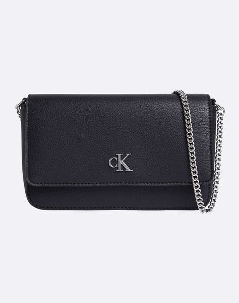 CALVIN KLEIN JEANS MINIMAL MONOGRAM EW FLAP PH/CB19 (Размери: 19 x 12 x 4см.)