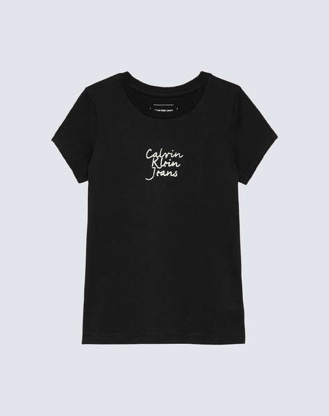 CALVIN KLEIN JEANS HANDWRITING LOGO SS SLIM T-SHIRT