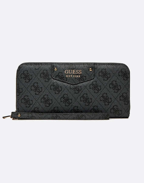 GUESS ECO BRENTON SLG LRG ZIP AROUND WOMEN''S WALLET