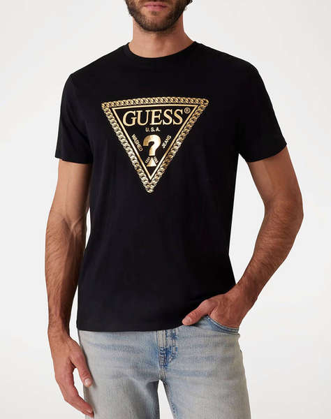 GUESS SS BSC CHAIN TRI LOGO TEE МЪЖКА ТЕНИСКА