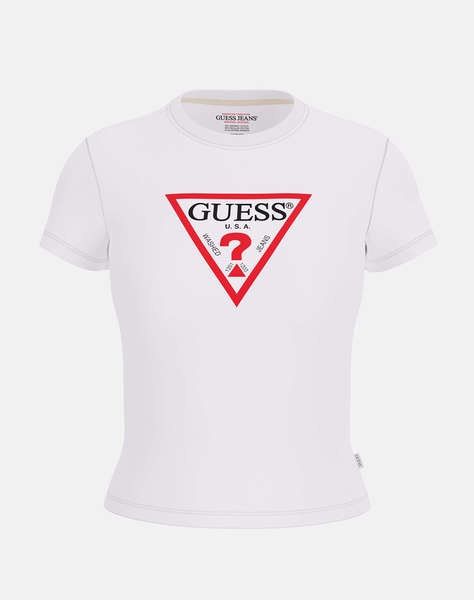 GUESS JEANS GJ SS CN SLIM ICONIC TEE ДАМСКА БЛУЗА