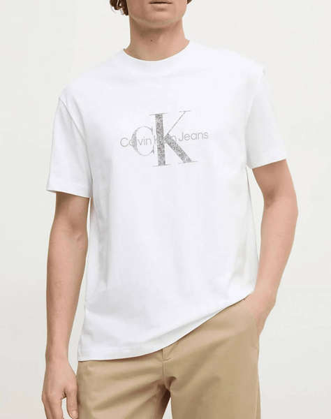 CALVIN KLEIN JEANS TEXTURED MONOLOGO TEE