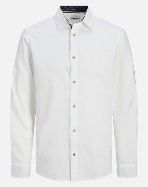 JACK&JONES JJPIERRE SLUB DETAIL SHIRT LS