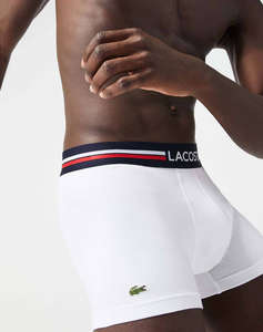 LACOSTE КОМПЛЕКТ БЕЛЬО ОТ 3 БРОЯ TRUNK PACK 3 TRUNKS