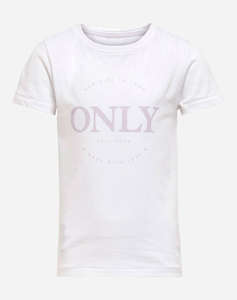 ONLY KOGWENDY S/S LOGO TOP BOX CP JRS