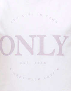 ONLY KOGWENDY S/S LOGO TOP BOX CP JRS