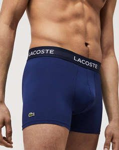 LACOSTE КОМПЛЕКТ БЕЛЬО ОТ 3 БРОЯ TRUNK PACK 3 TRUNKS