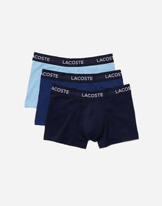 LACOSTE КОМПЛЕКТ БЕЛЬО ОТ 3 БРОЯ TRUNK PACK 3 TRUNKS