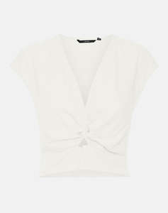 VERO MODA VMJESMILO C/S CROP TOP WVN GA