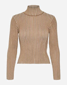 VERO MODA VMWILLOW LS HIGH-NECK RIB CROP BLOUSE GA