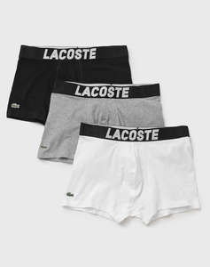 LACOSTE КОМПЛЕКТ БЕЛЬО ОТ 3 БРОЯ TRUNK PACK 3 TRUNKS