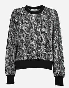 TRUSSARDI 56F002141T006066 SWEATSHIRT ALL OVER COTTON FLEECE БЛУЗА ДАМСКИ