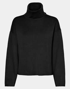 VERO MODA VMGOLD NEEDLE WIDE LS ROLLNECK BLOUSE