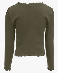 ONLY KOGLAILA L/S BUTTON TOP JRS