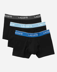 LACOSTE КОМПЛЕКТ БЕЛЬО ОТ 3 БРОЯ TRUNK PACK 3 TRUNKS