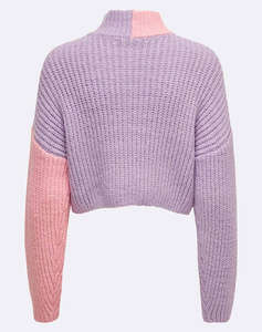 ONLY БЛУЗА ONLHEDDA L/S BLOCK PULLOVER KNT