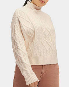 UGG Janae Cable Knit Sweater Short