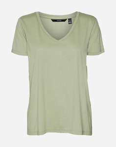 VERO MODA VMSPICY SS V-NECK TOP JRS