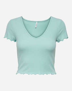 ONLY ONLKIKA S/S V-NECK TOP JRS