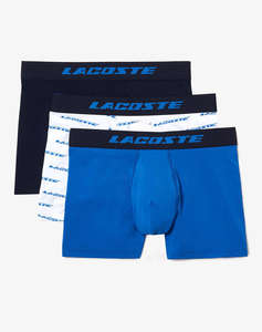 LACOSTE КОМПЛЕКТ БЕЛЬО ОТ 3 БРОЯ TRUNK PACK 3 TRUNKS