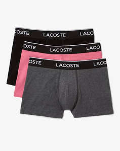 LACOSTE КОМПЛЕКТ БЕЛЬО ОТ 3 БРОЯ TRUNK PACK 3 TRUNKS