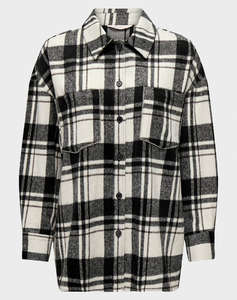 ONLY ONLKINSLEY CHECK SHIRT JACKET WVN