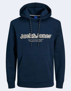 JACK&JONES JORLAKEWOOD SWEAT HOOD BF LN