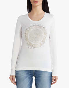 GUESS CN ROUND CAMELIA TEE