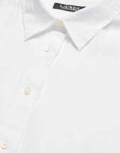 LAUREN RALPH LAUREN TISSUE LINEN-SHIRT