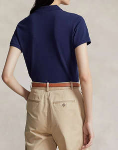 RALPH LAUREN JULIE POLO-SLIM-SHORT SLEEVE-POLO SHIRT