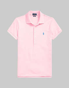 RALPH LAUREN JULIE POLO-SLIM-SHORT SLEEVE-POLO SHIRT