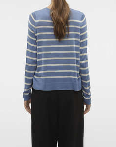 VERO MODA VMNOVA LS O-NECK PULLOVER GA NOOS