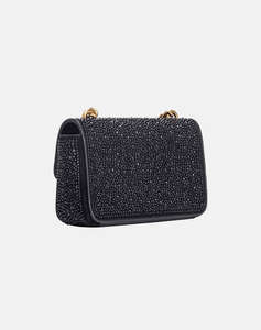 PINKO LOVE ONE MINI CL CAMOSCIO + FULL STRASS (Размери: 20.5 x 13 x 5.5 см)