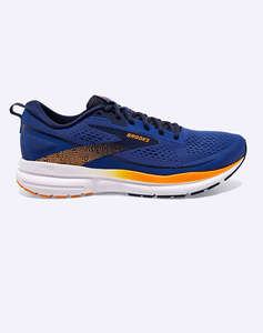 BROOKS TRACE 3 BLUE/PEACOAT/ORANGE MENS SHOE