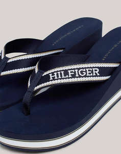 TOMMY HILFIGER HILFIGER WEDGE BEACH SANDAL