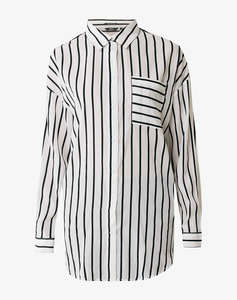 MEXX Striped blouse with chest pocket