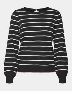 VERO MODA VMALMA LS O-NCK BUTTON BACK PULLOVER BOO