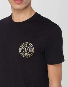 VERSACE JEANS 76GAHT02CJ00T 76UP600 S VEMBL T.FOIL SM MENS T-SHIRT