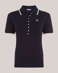 TOMMY HILFIGER SLIM SMD TIPPING LYOCELL POLO SS