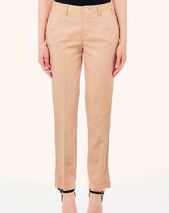 LIU JO WHITE 2 MA4C74 CHINO CLASSY H.W. WOMENS TROUSERS